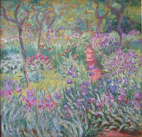 Claude Monet The Artist's Garden at Giverny. oil painting picture